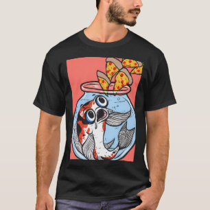 Koi-Fisch-Pizza T-Shirt