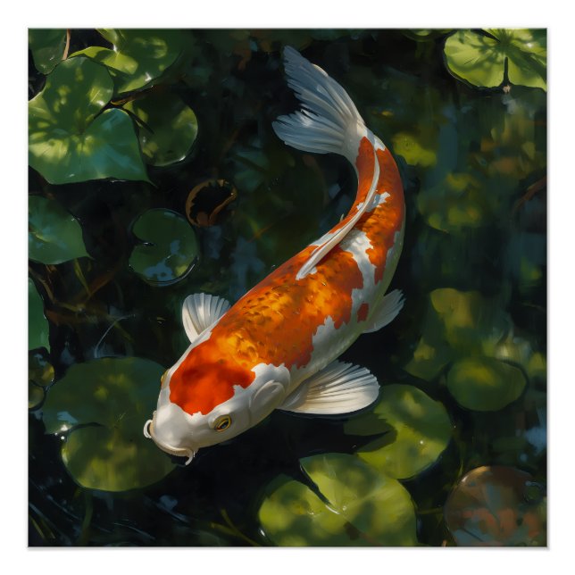 KOI FISCH POSTER (Vorderseite)