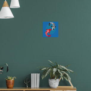 Koi-Fisch Poster