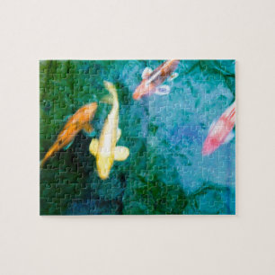 Koi-Fisch Puzzle