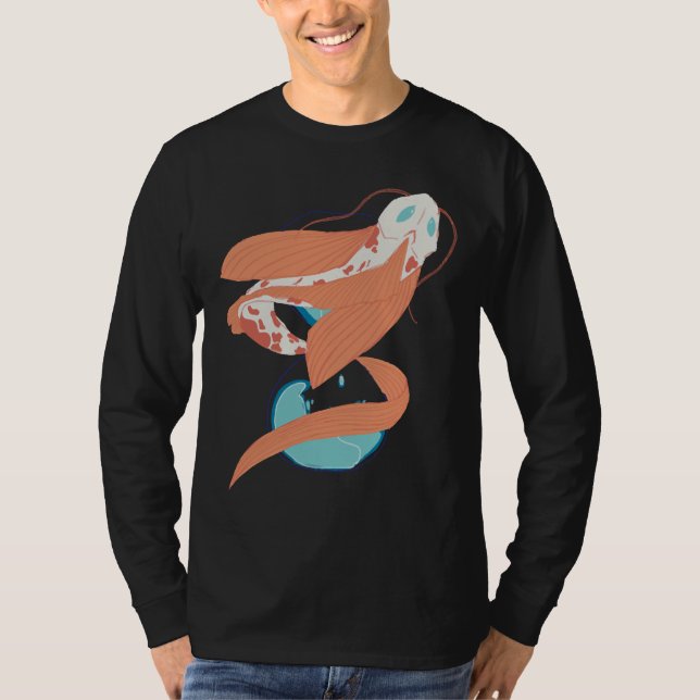 Koi Fisch Rundglas 333 T-Shirt (Vorderseite)