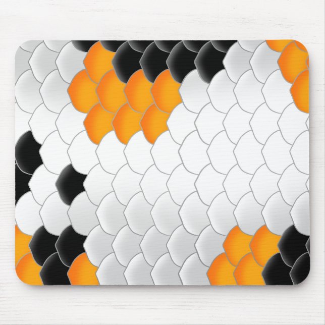 Koi Fisch-Skalen Mousepad (Vorne)