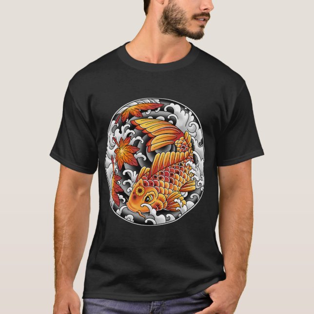 Koi-Fisch T-Shirt (Vorderseite)