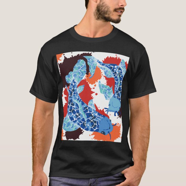 Koi-Fisch T-Shirt (Vorderseite)