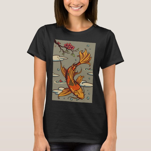 Koi-Fisch T-Shirt (Vorderseite)