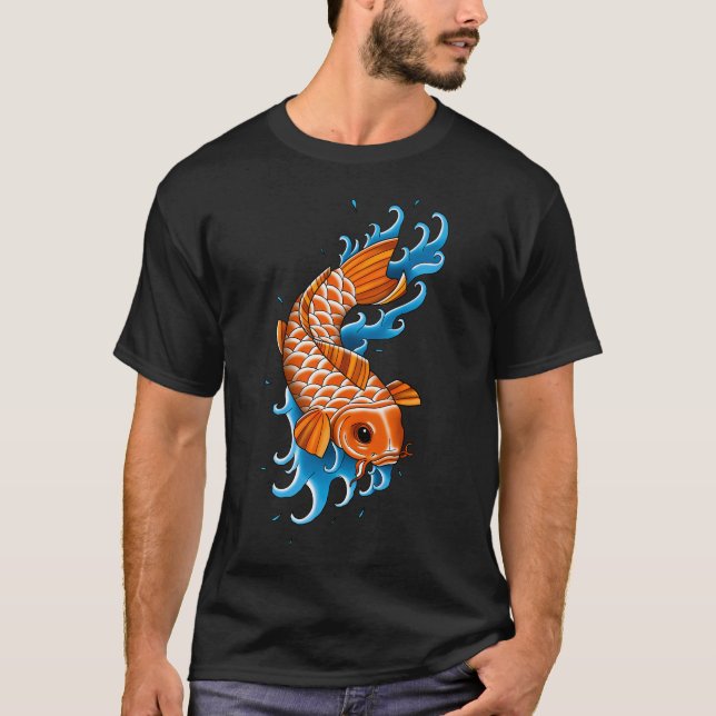 Koi-Fisch T-Shirt (Vorderseite)