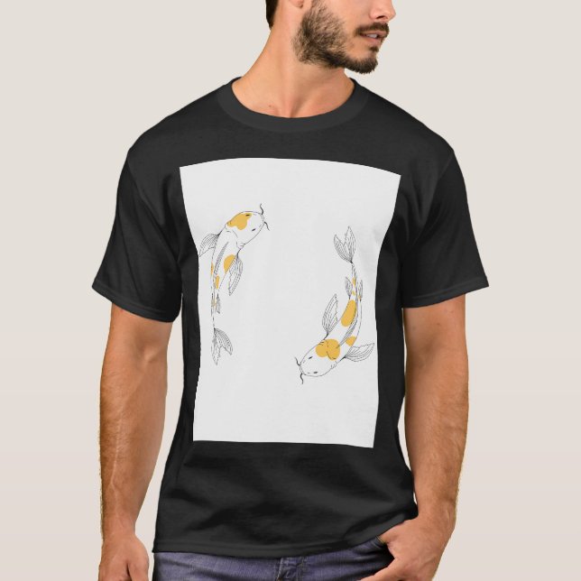 Koi-Fisch T-Shirt (Vorderseite)