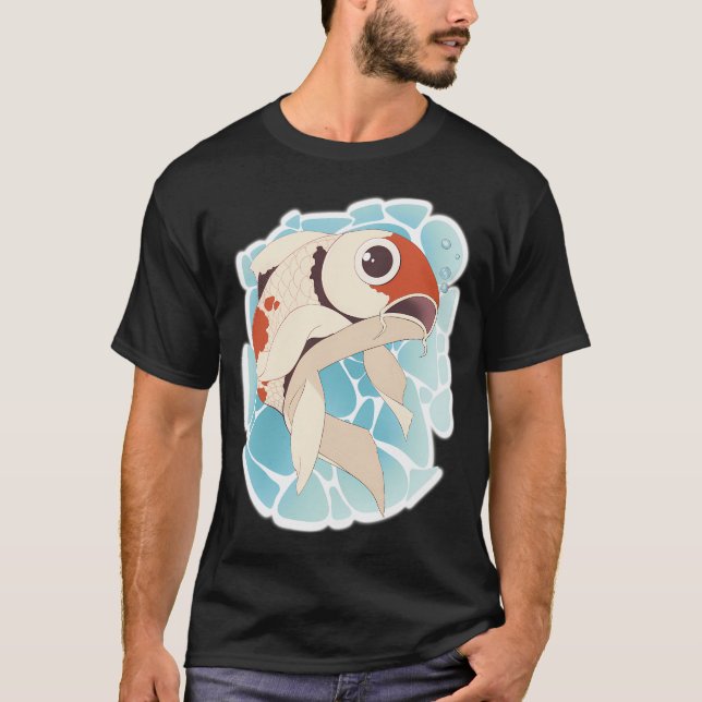 Koi-Fisch T-Shirt (Vorderseite)