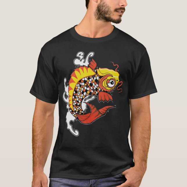 Koi Fisch-T - Shirt (Vorderseite)