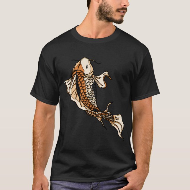 Koi-Fisch T-Shirt (Vorderseite)