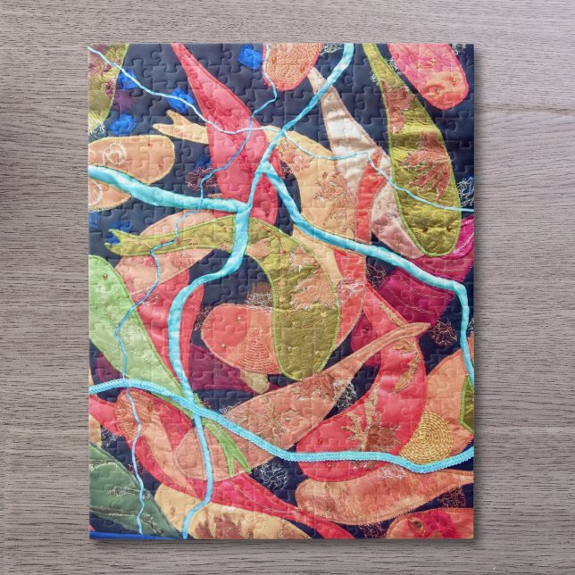 Koi-Fisch-Textilkunst Puzzle (Von Creator hochgeladen)