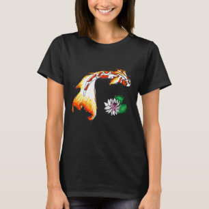 Koi Fisch und Lilypad T-Shirt