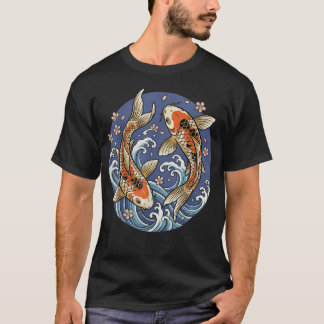 Koi-Fisch Yin Yang T-Shirt
