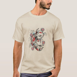 Koi-Fischdesign T-Shirt