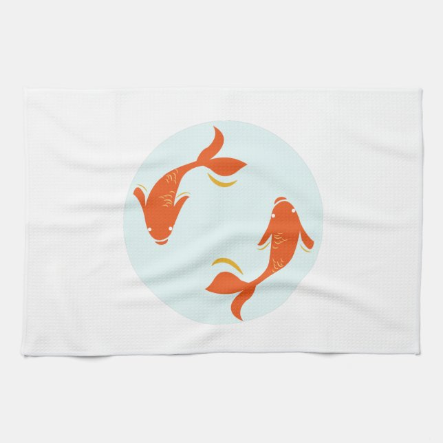 Koi Fische Handtuch (Horizontal)
