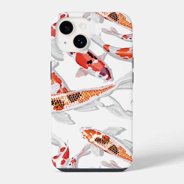 Koi-Fische iPhone Hülle (Rückseite)