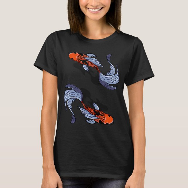 Koi-Fische T-Shirt (Vorderseite)