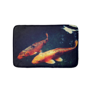 Koi Fische Unterwasser Badematte