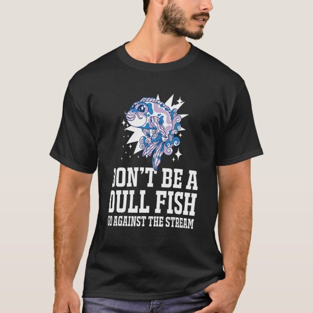 Koi Fischerei Koi Fischzubehör Teich Japanisch Ko T-Shirt (Vorderseite)