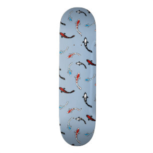 Koi Fischmuster Skateboard
