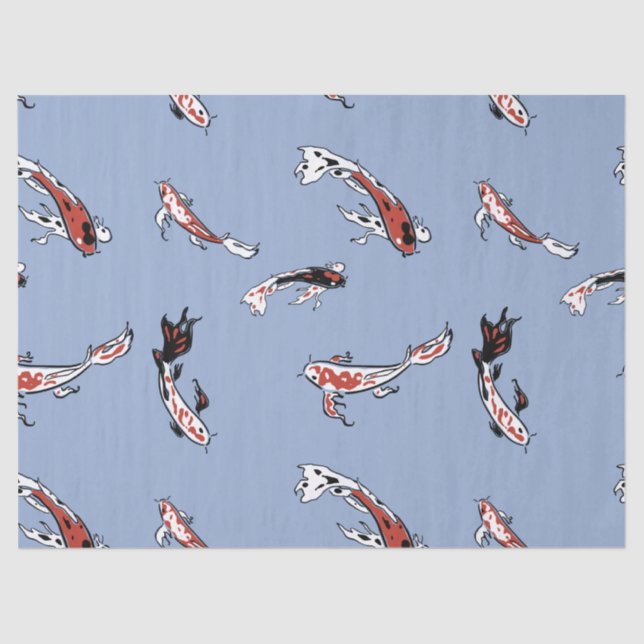 Koi-Fischpapier Seidenpapier (Vorderseite)