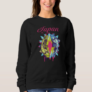 Koi Fish 鯉 Japan Lettern Japanischer Koi Fisch Sweatshirt