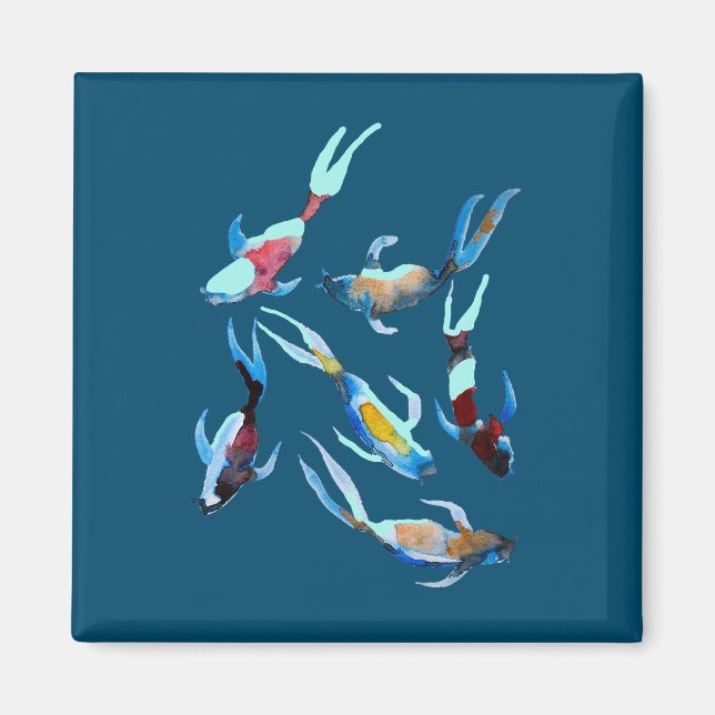 Koi Fish Aqucolor Magnet (Vorne)