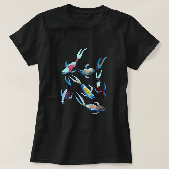 Koi Fish Aqucolor T-Shirt (Design vorne)