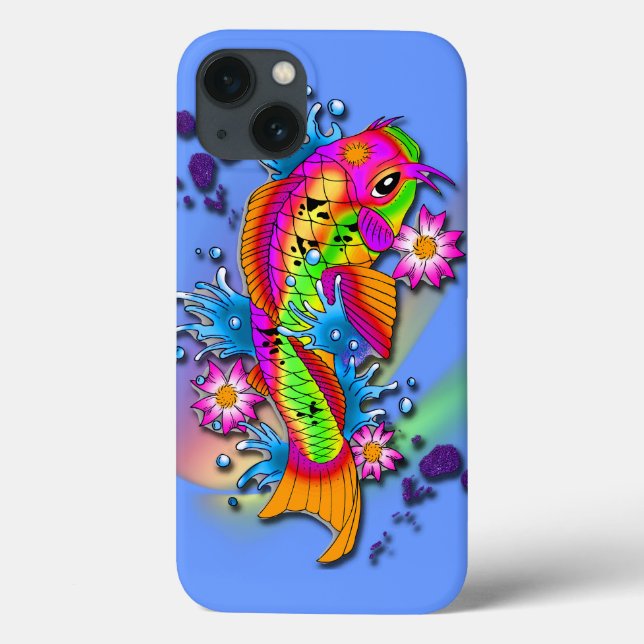 Koi Fish Art Case-Mate iPhone Hülle (Rückseite)