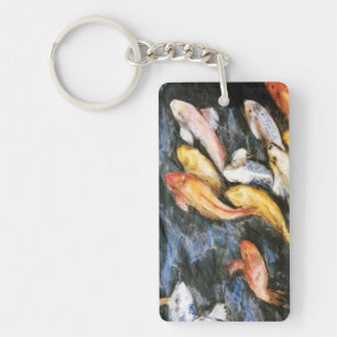 Koi Fish Art Schlüsselanhänger Pendant Charms