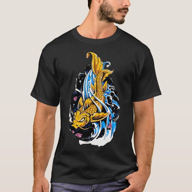Koi Fish Art Work T-Shirt (Vorderseite)