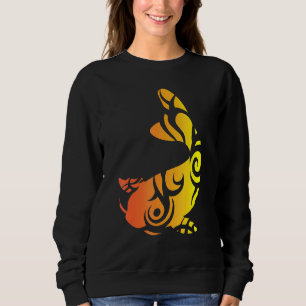 Koi Fish Artwork Tribal Tattoo Japanischer Wasserg Sweatshirt