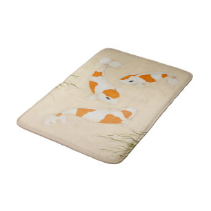 Koi Fish Asian Carp Art Print Badematte