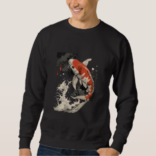 Koi Fish Asian Carp Japanischer Koi Carp Fisch Nis Sweatshirt