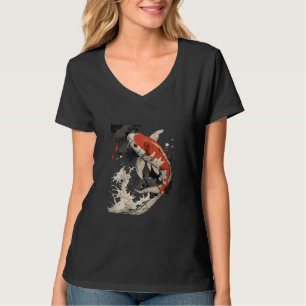 Koi Fish Asian Carp Japanischer Koi Carp Fisch Nis T-Shirt