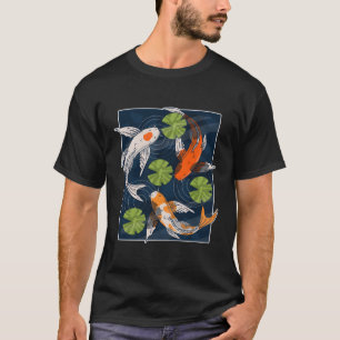 Koi Fish Asian Carry Water Pond Animal Pet T-Shirt