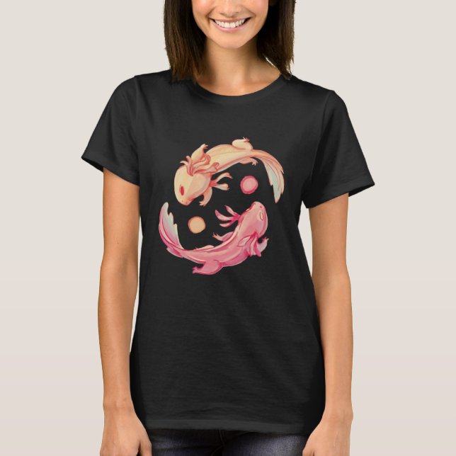 Koi Fish Axolotl Asian T-Shirt (Vorderseite)