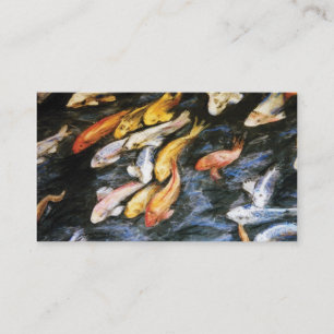 Koi Fish Business Cards Visitenkarte