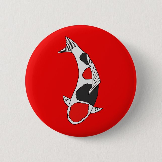 Koi Fish Button (Vorderseite)