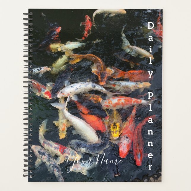 Koi Fish Daily Planner - HAMbWG Planer (Vorderseite)