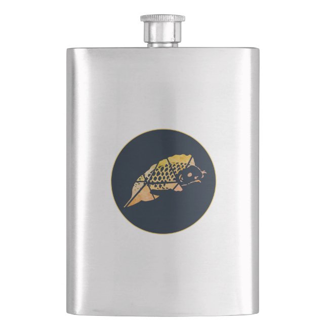 Koi Fish Flask Flachmann (Vorderseite)