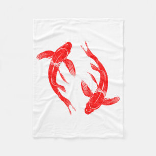 Koi Fish Fleecedecke