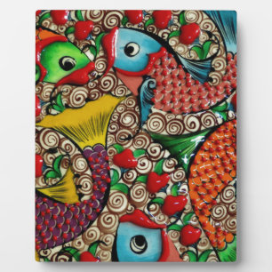 Koi Fish Fotoplatte