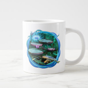 Koi Fish ‚GEBOREN OF DRAGONFLY‘ Jumbo-Tasse