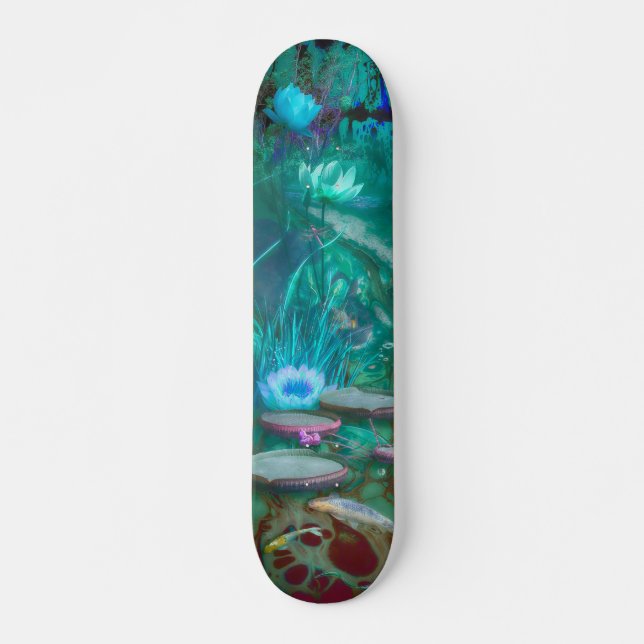 Koi Fish ‚GEBOREN OF DRAGONFLY‘ Skateboard (Vorne)