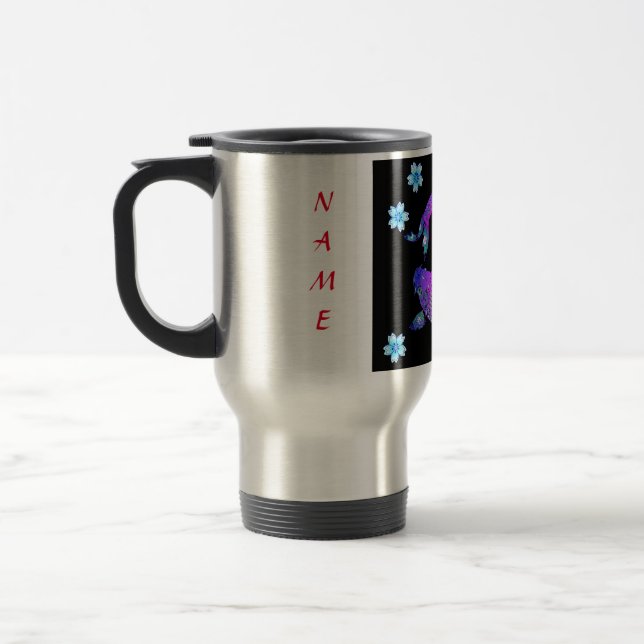 KOI FISH INDIVIDUELLE NAME REISE MUG REISEBECHER (Links)