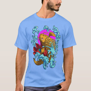 Koi Fish Japan Coi p Cool Japanisch Tattoo Jinli K T-Shirt