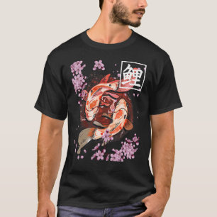 Koi Fish Japanese Carp Sakura Cherry Blossom für K T-Shirt