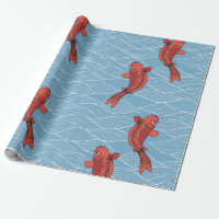 KOI FISH JAPANESE Wrackpapier