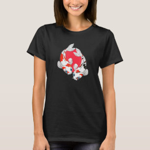 Koi Fish Japanischer Carp Japan Style Tropical Ani T-Shirt